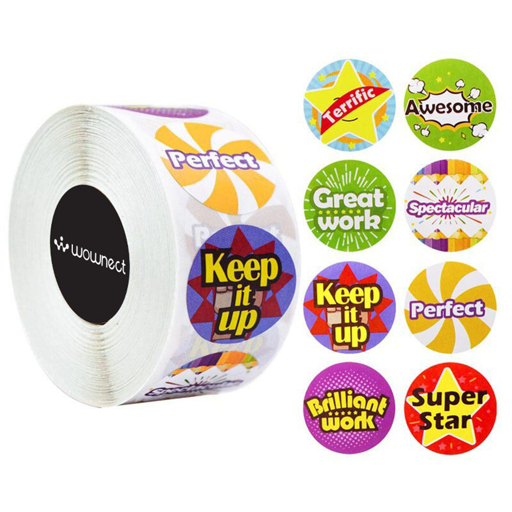 Order Wownect Encouragement Stationary Stickers Round [1inch][500 Pcs ...