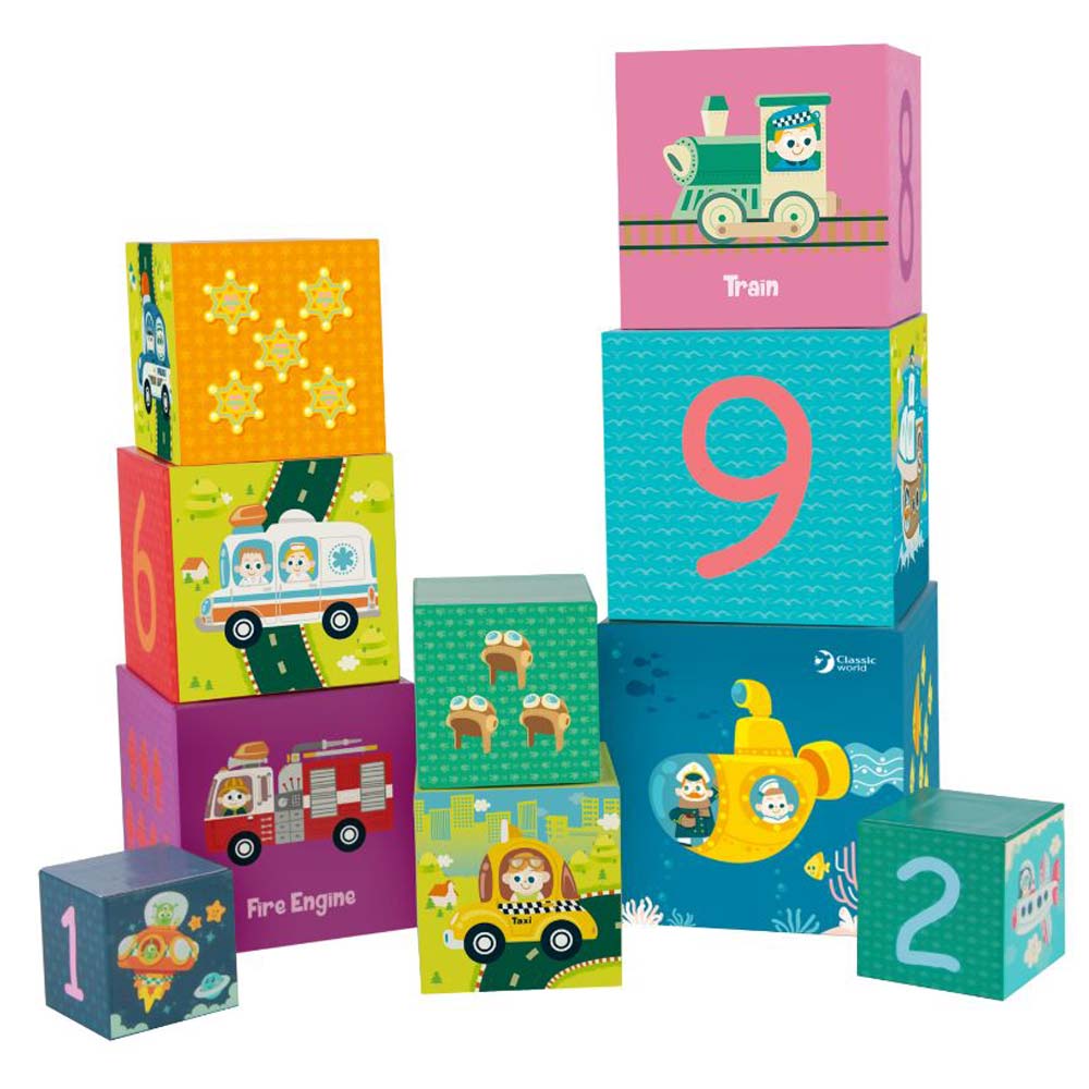 Classic World Transportation Stacking Cubes Jomla.ae