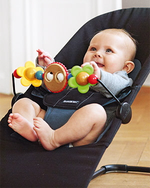 Babybjorn wooden toy for clearance bouncer