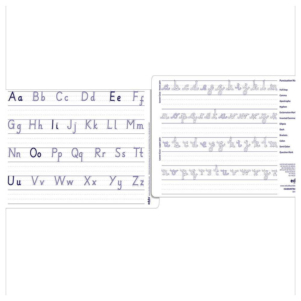 Order Eduk8 Worldwide - Dry Erase Handwriting Boards A4 Pack of 30 Now ...
