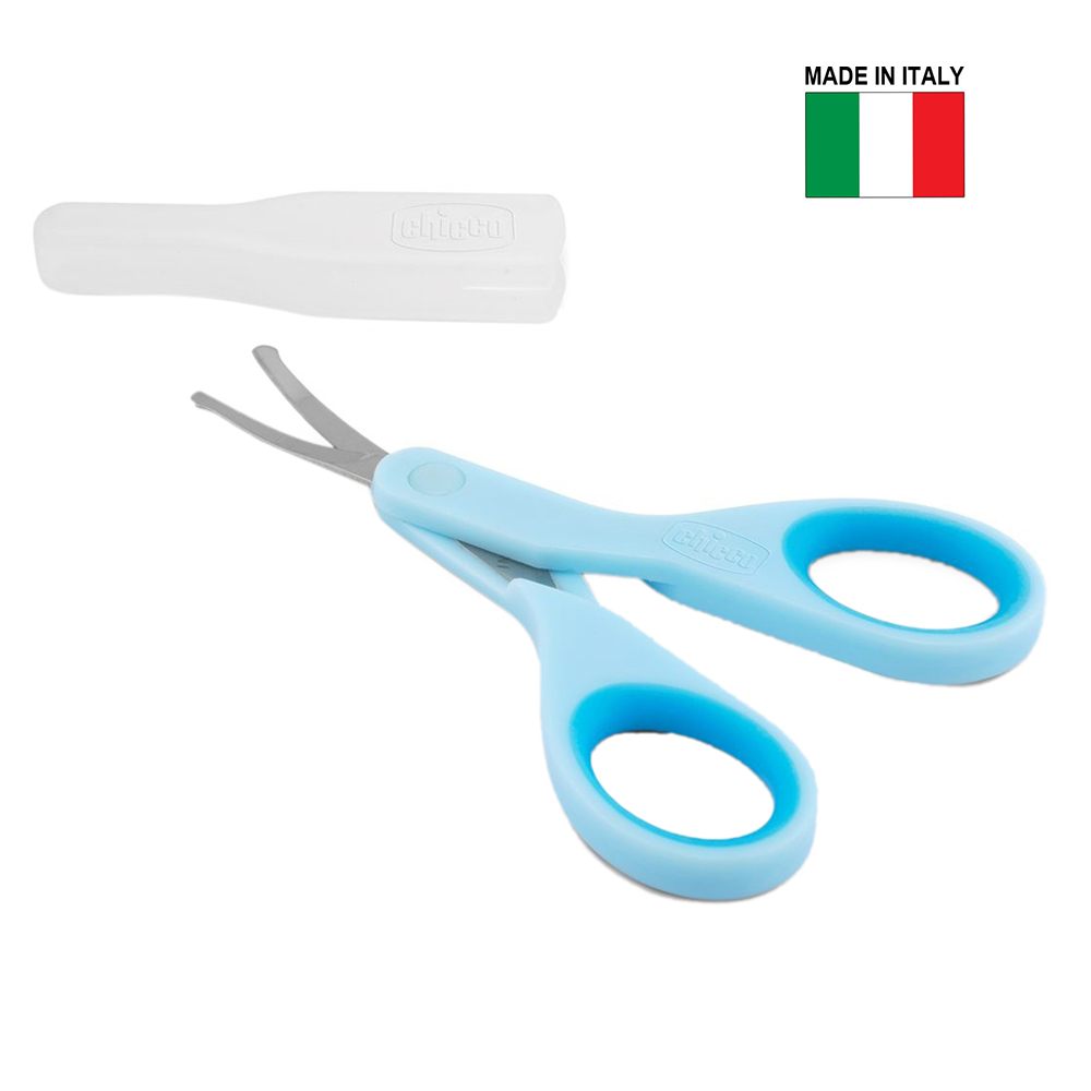 Chicco Baby Nail Scissors Light Blue Jomla.ae