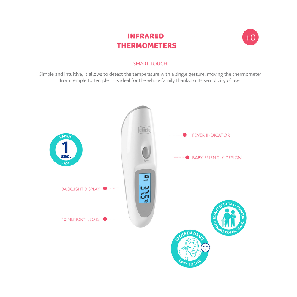 Chicco - Smart Touch Thermometer 0m+