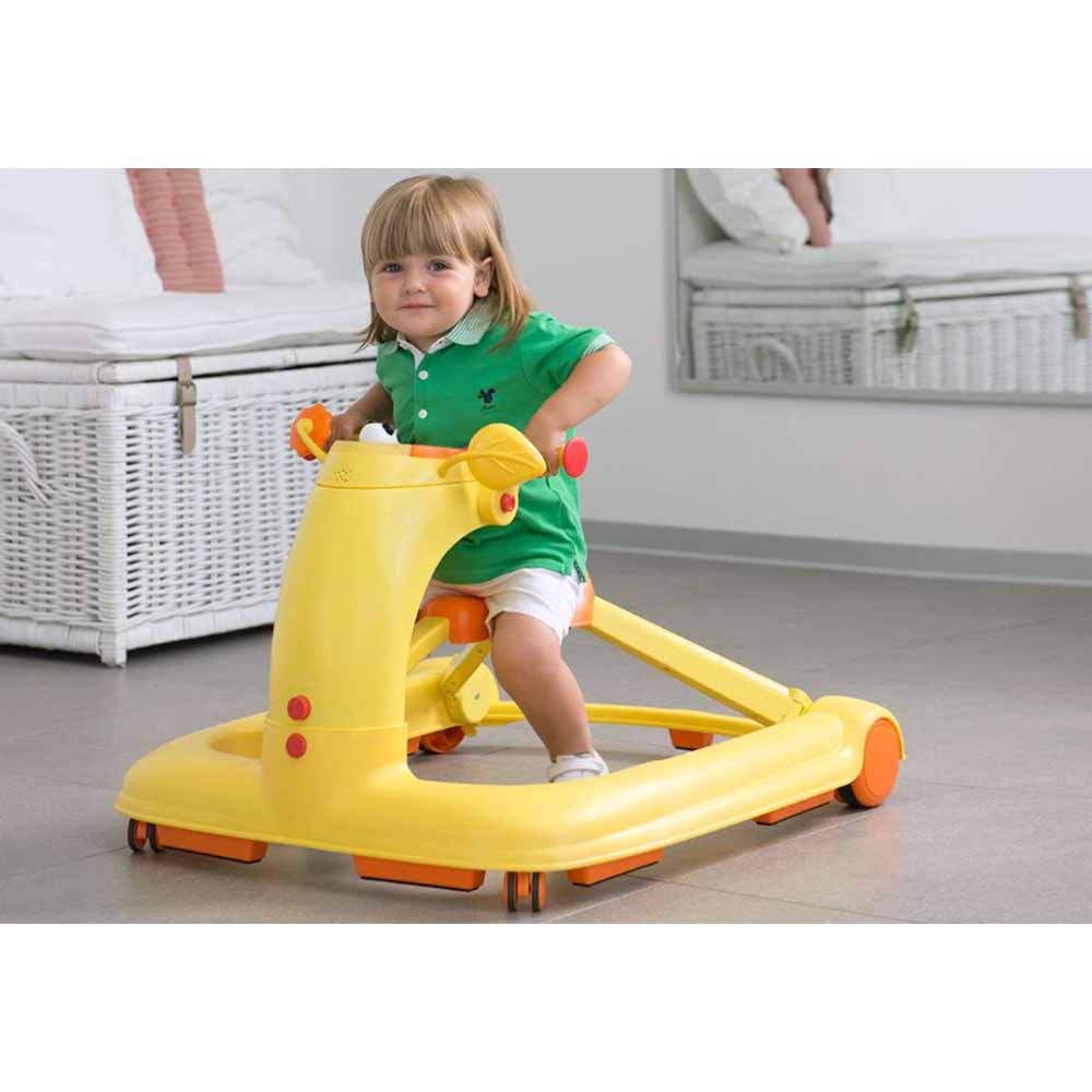 Chicco 123 Baby Walker 6m Orange Jomla.ae