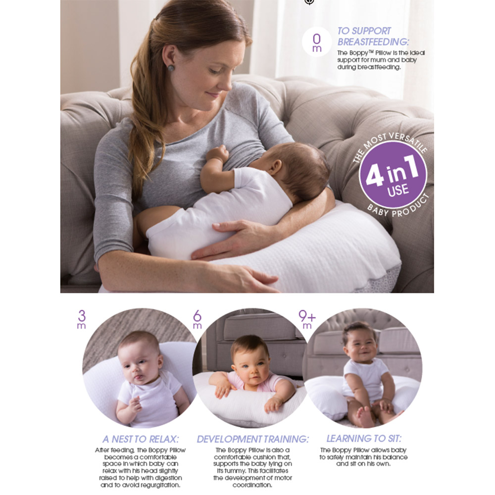 Boppy slipcovered hot sale pillow