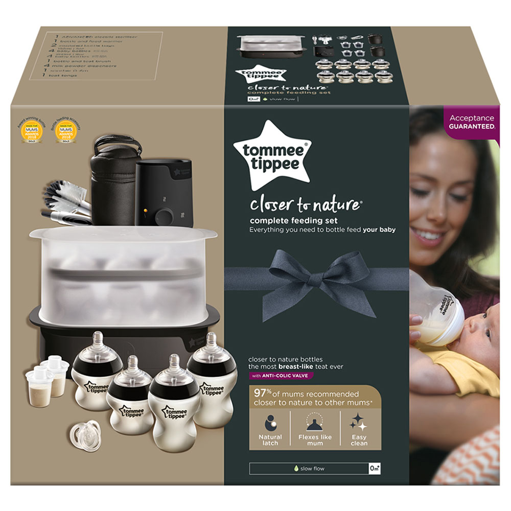 Tommee tippee closer to nature hot sale complete feeding kit anti colic