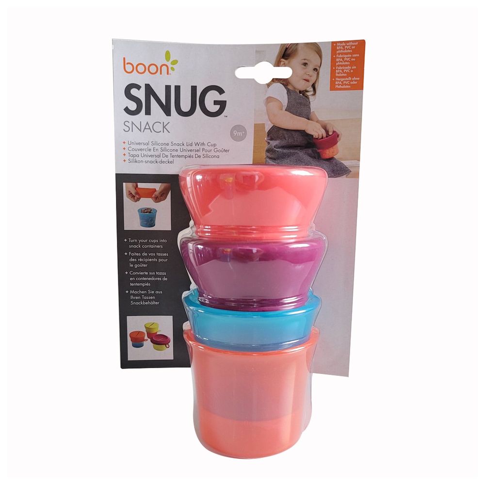 SNUG SNACK Universal Silicone Snack Cup and Lid