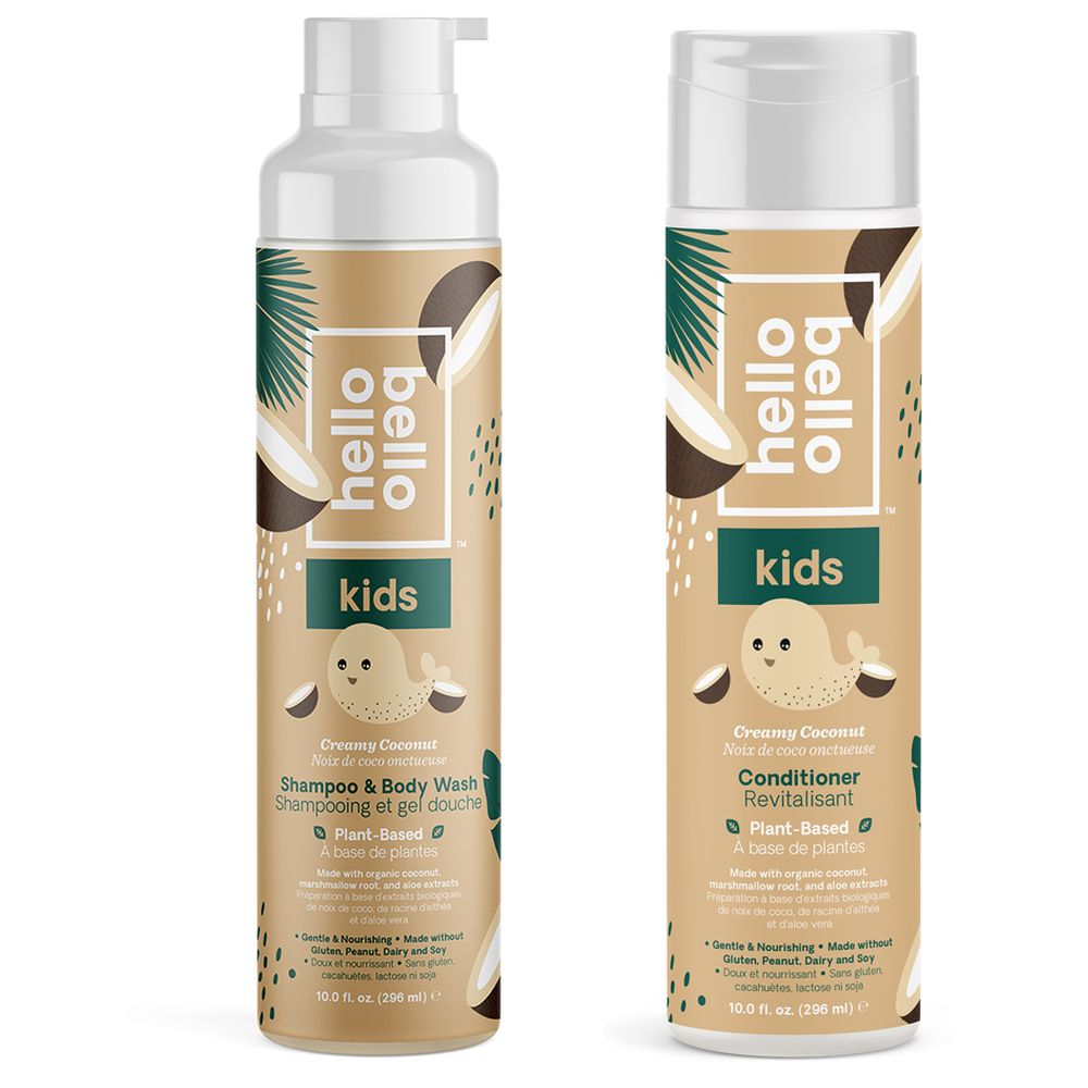 اطلب شامبو مع بلسم للأطفال 296 ميلي بنكهة جوز الهند Hello Bello Baby Shampoo & Conditioner Kit