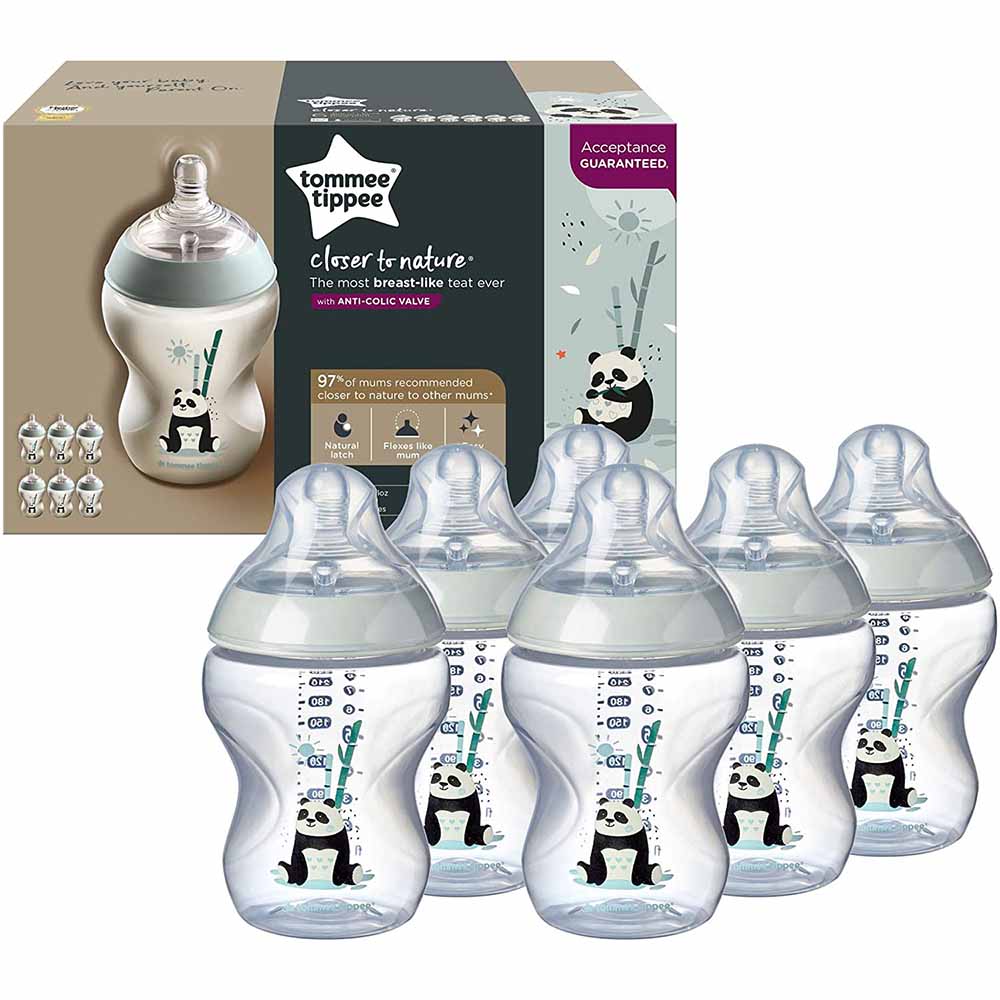 Tommee tippee sale bottles x6