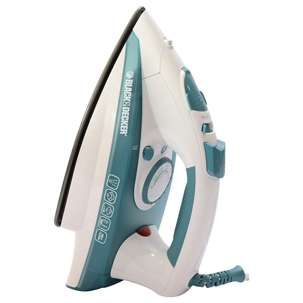 BLACK DECKER Black Decker 1750W Vertical Steam Iron White