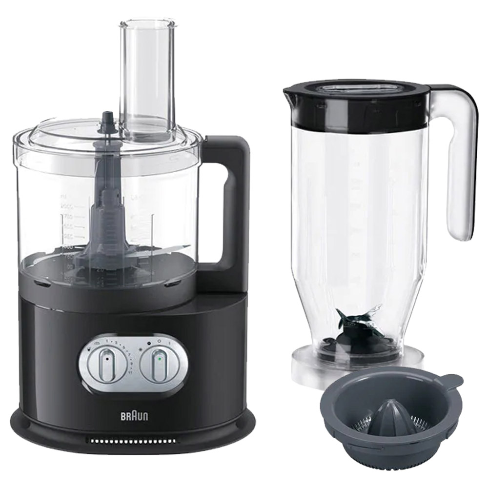 اطلب محضرة طعام براون 1000W بسعة 2L مع 10ملحقات Braun FP 5150 Food