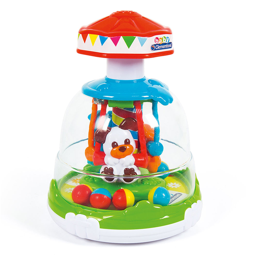 Clementoni - Baby Animals Fun Park Spinner | Jomla.ae