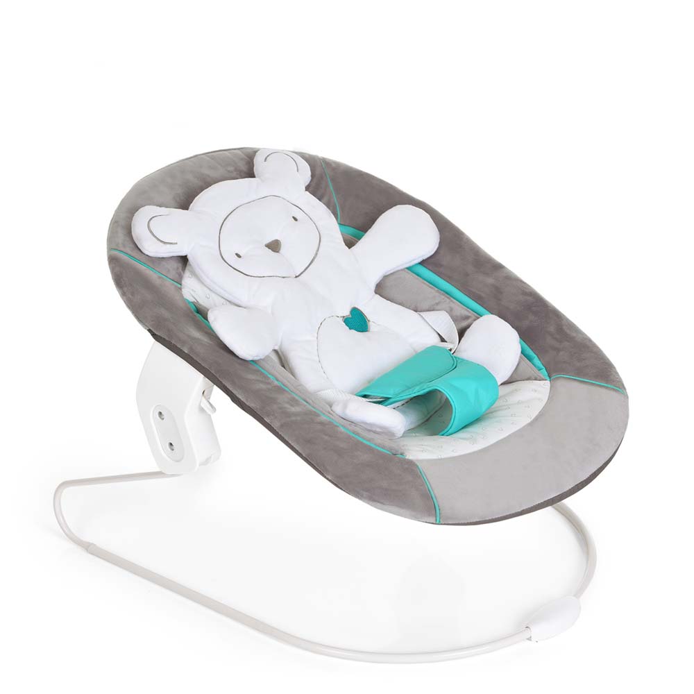 Order Hauck - Alpha Bouncer 2-in-1 - Bear Hearts Grey Now! | Jomla.ae