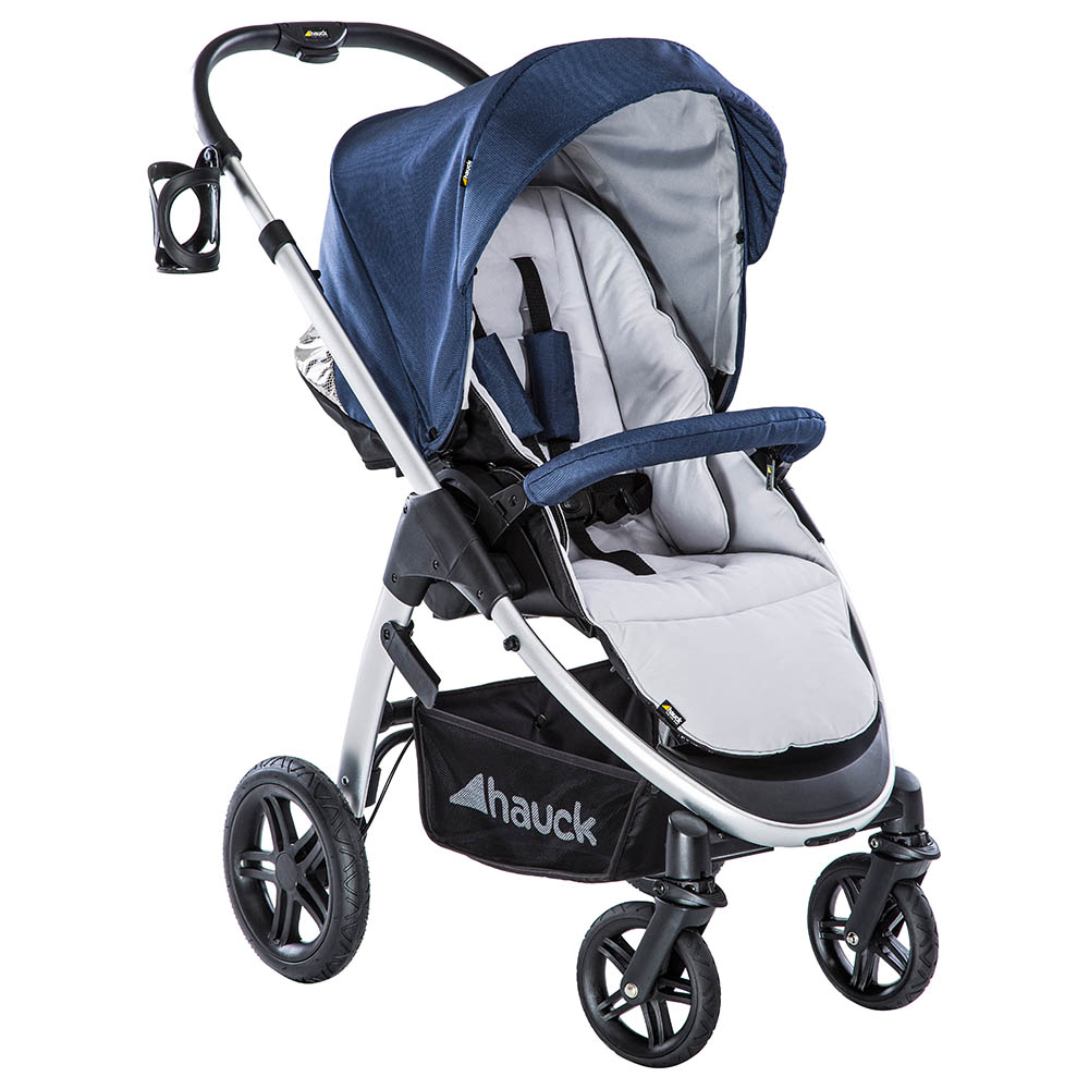 Order Hauck Saturn R Denim Silver FREE Maxi Cosi Carseat Adapter