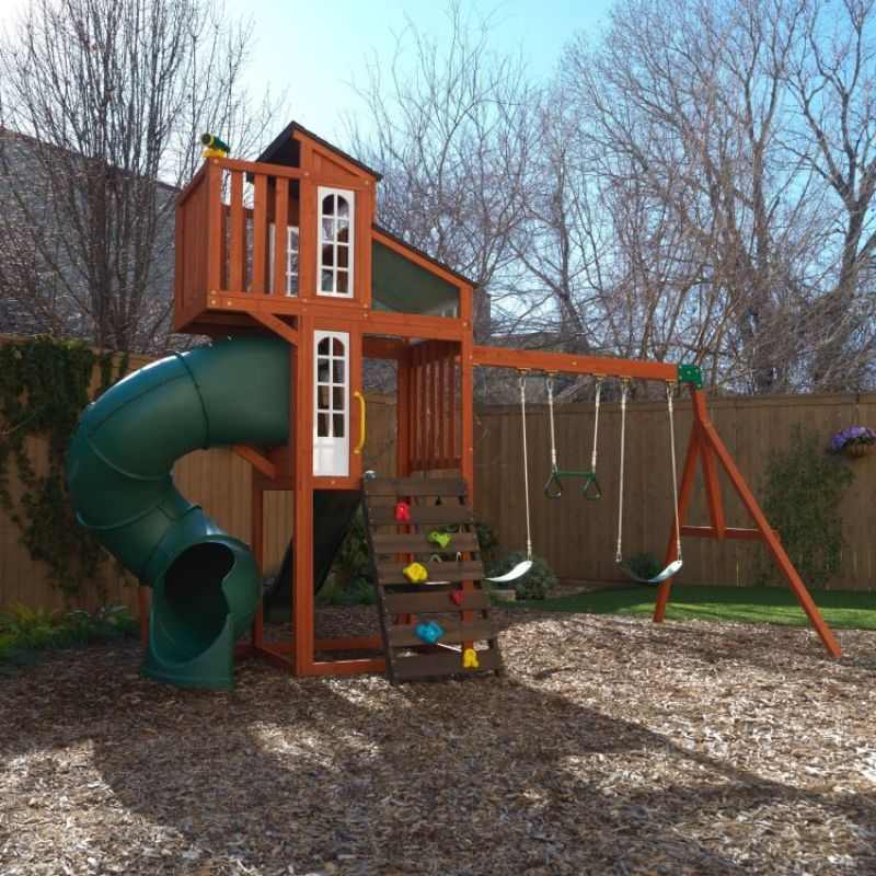 Costco Spring Meadow Playset Kidkraft Austin Swing Set