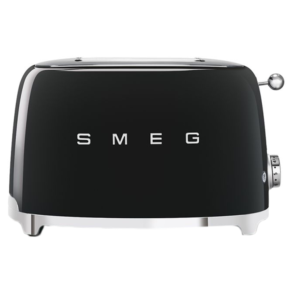 اطلب توستر 2 قطعة 950 واط سميج أسود Smeg Toaster 2 Slice Jomla.ae