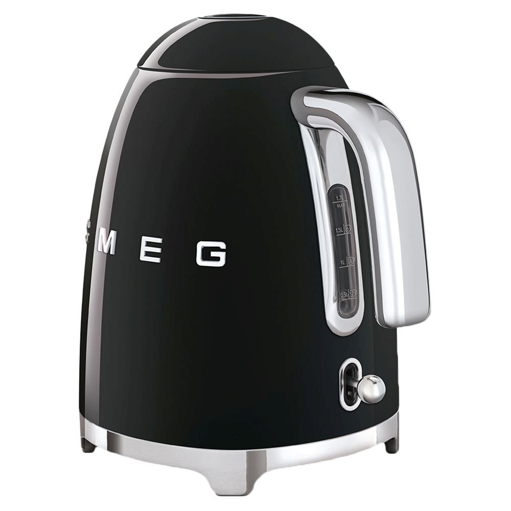 اطلب غلاية ماء 1.7 لتر 2400 واط أسود سميج Smeg Water boiler الأصلي