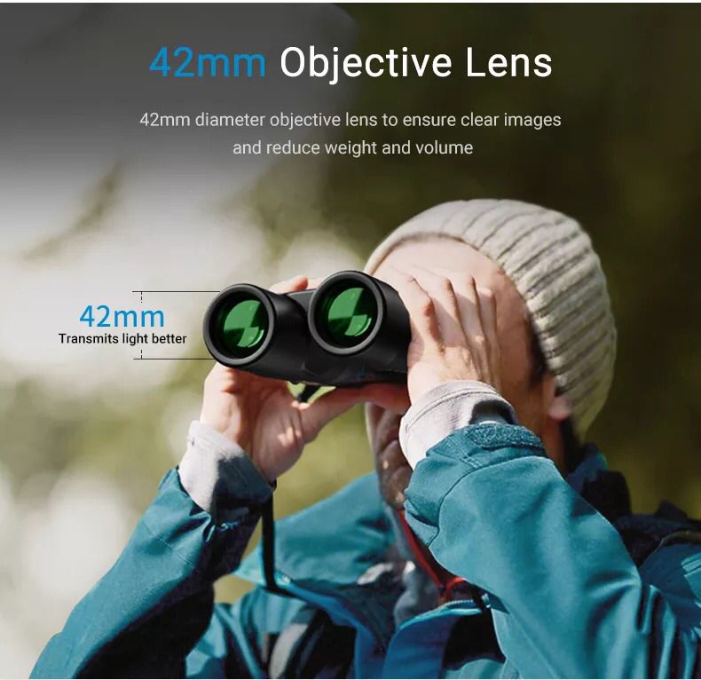 Order Apexel 10x42 Fixed Focus Binoculars Autofocus Telescope Now - Main Image