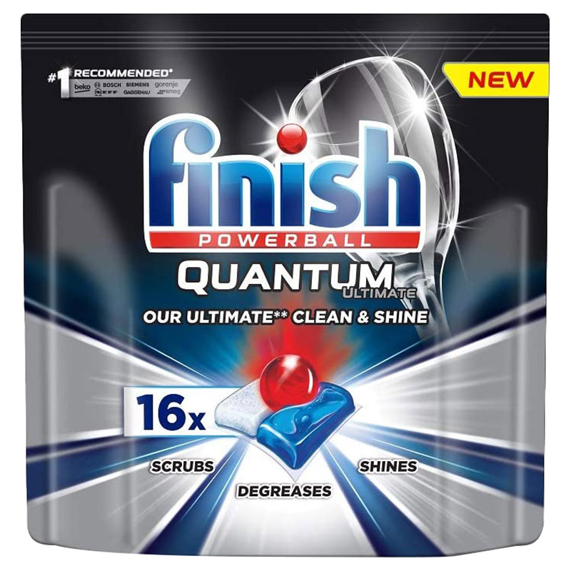 Finish Quantam Ultimate Dishwasher Tablets Pack Of 16 Jomla.ae