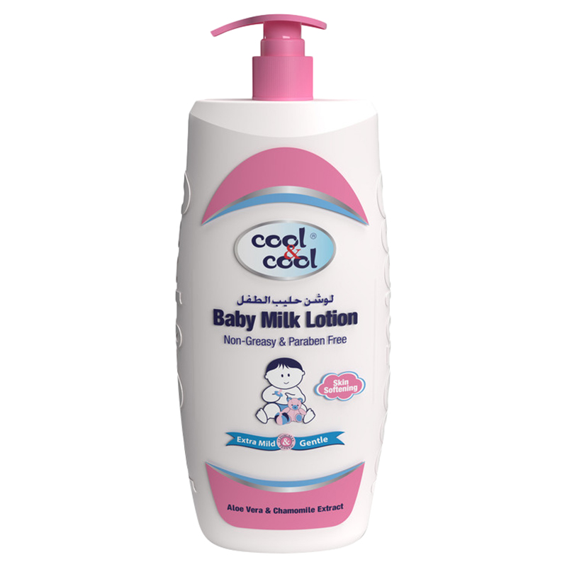 Order Cool & Cool Cool & Cool - Baby Milk Lotion 1000ml Now! | Jomla.ae