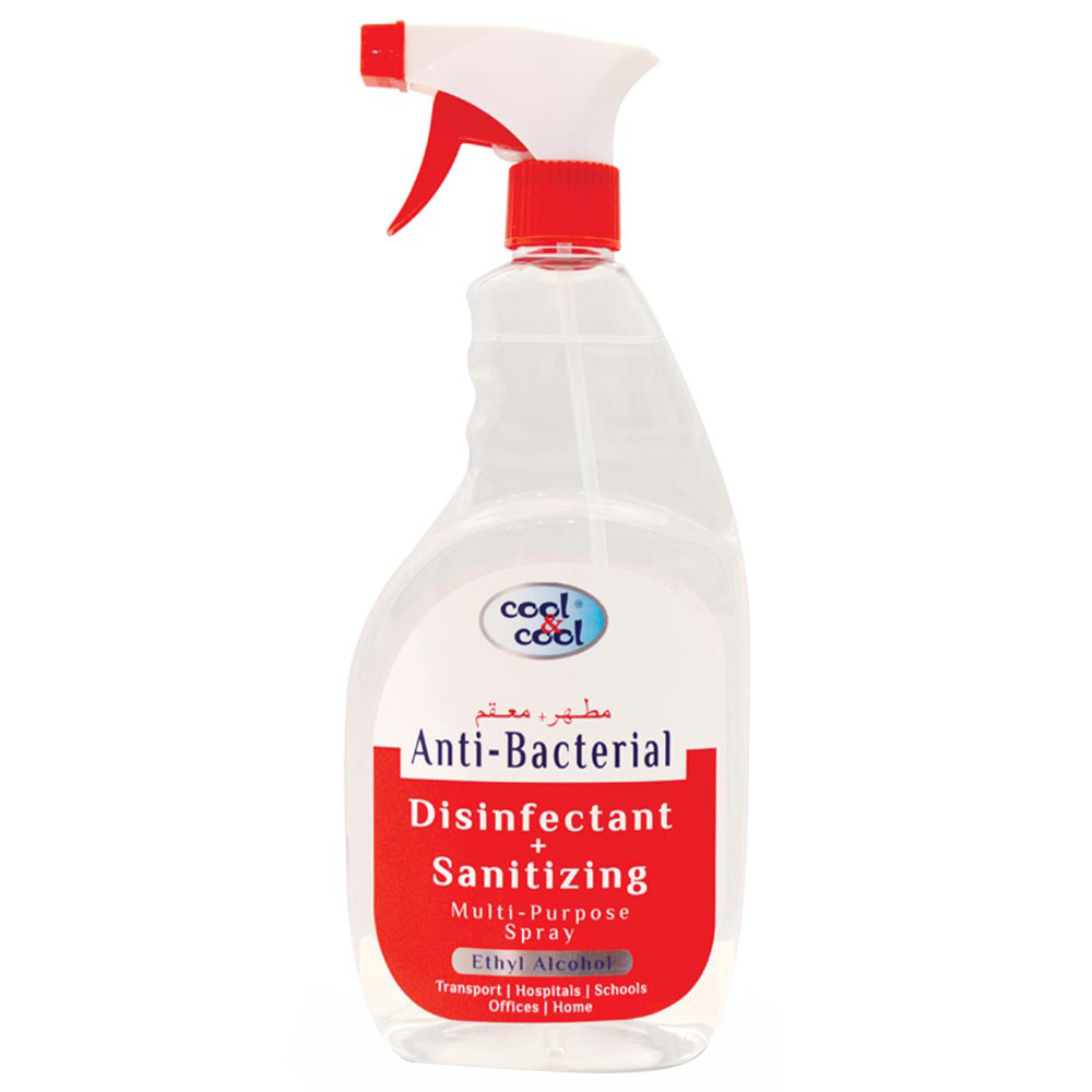 اطلب مطهر ومعقم بخاخ مضاد للبكتيريا 750 مل كول اند كول Cool And Cool Disinfectant And Sanitizing 3981