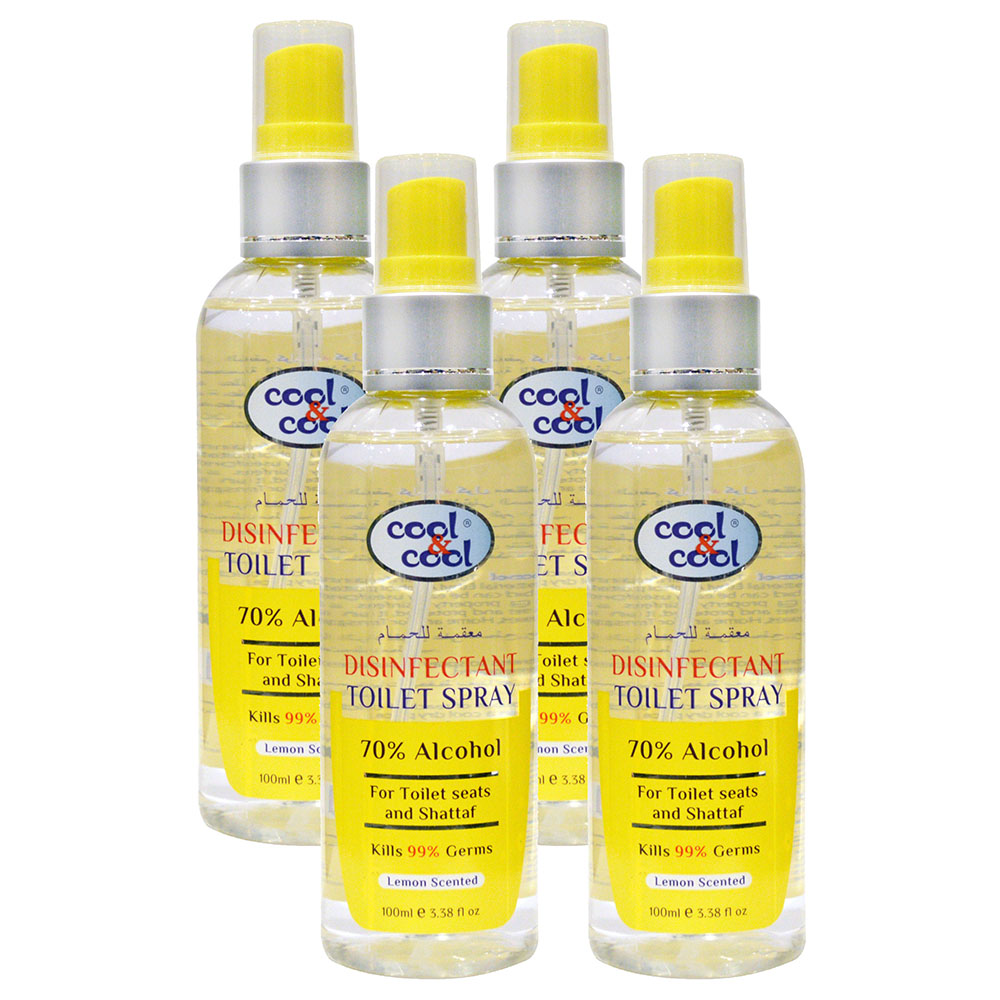 Order Cool And Cool Cool And Cool Disinfectant Toilet Spray 100ml Pack Of 4 Now Jomlaae 5604