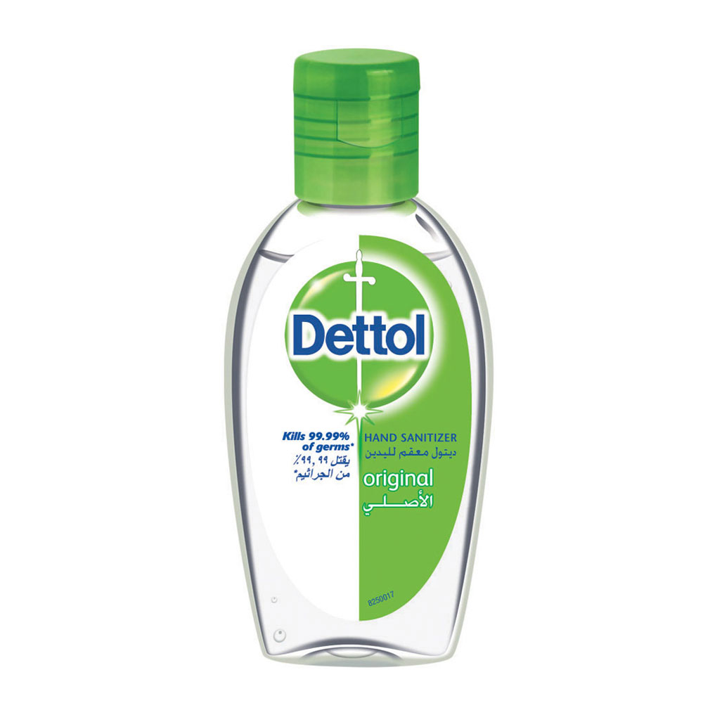 Order Dettol AntiBacterial Original Hand Sanitizer 50ml Now! Jomla.ae