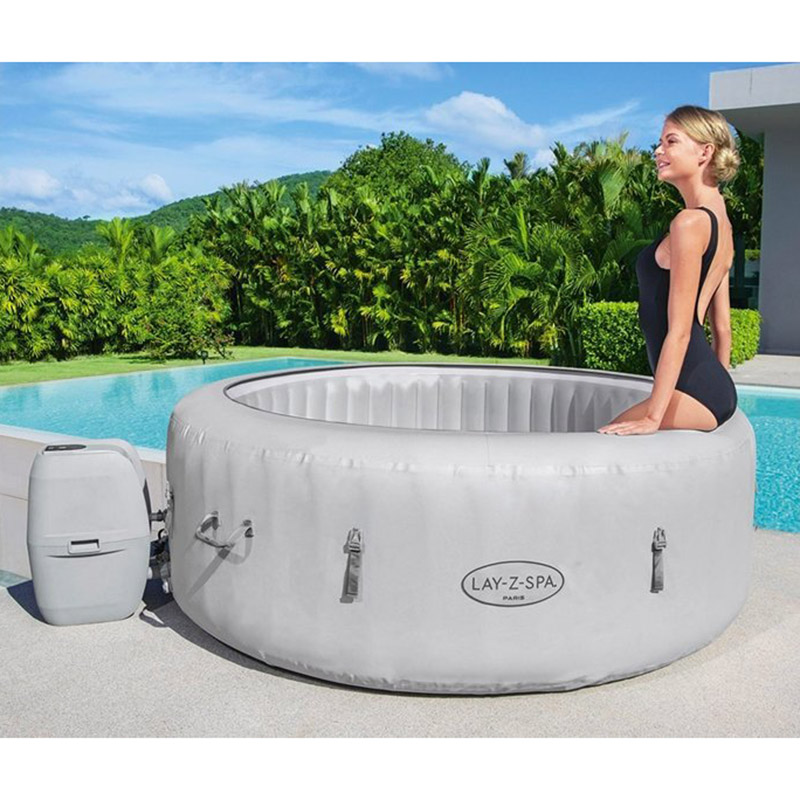 Order Bestway Lazy Spa Paris Inflatable Hot Tub With Led Lights