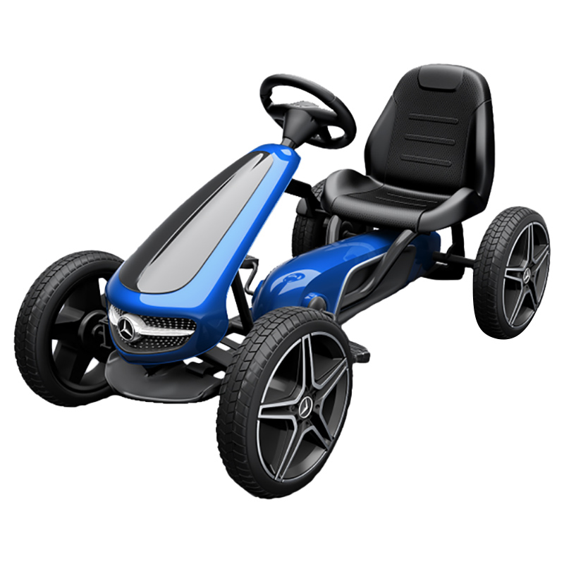 Megastar - Mercedes-Benz Pedal Go-Kart - Blue | Jomla.ae