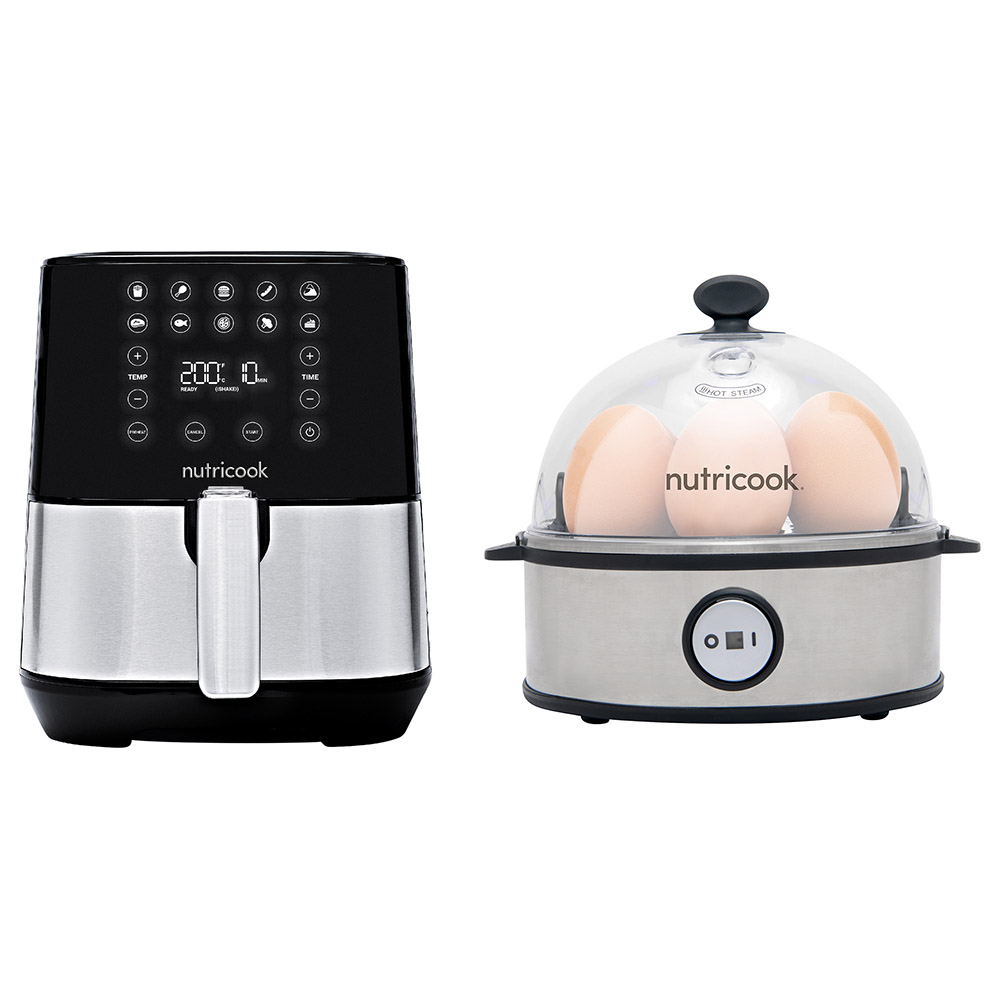 Nutricook Air Fryer 2 w/ Rapid Egg Cooker Jomla.ae