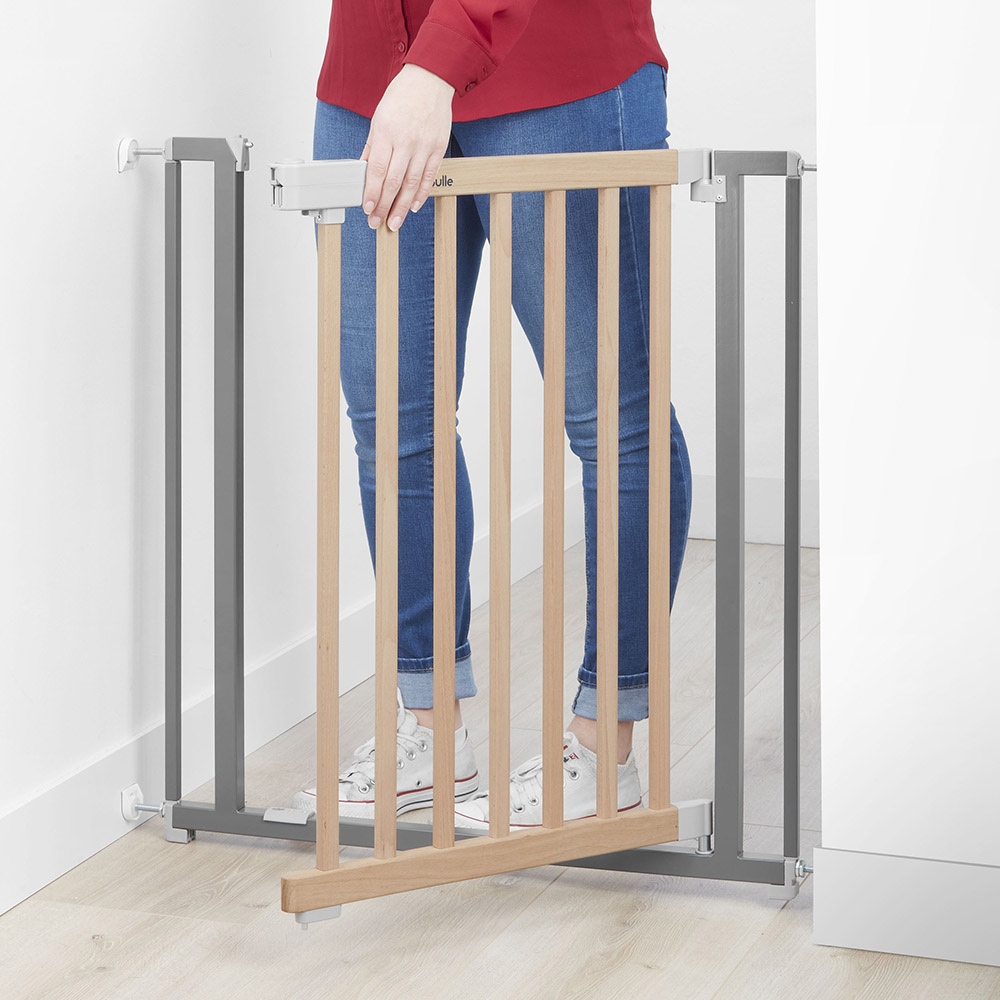 Wood and metal baby hot sale gate