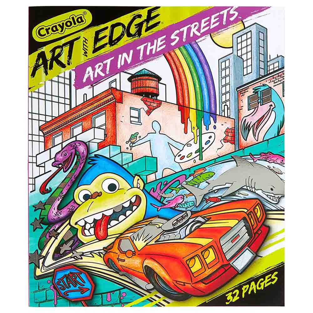 Order Crayola - Art With Edge Coloring Book Art In The Streets Now ...
