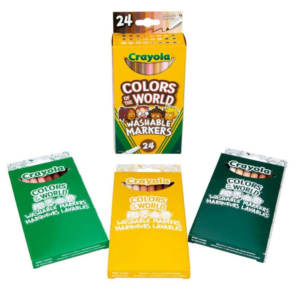 Order Crayola Colors of the World Fine Line Washable Skin Tone