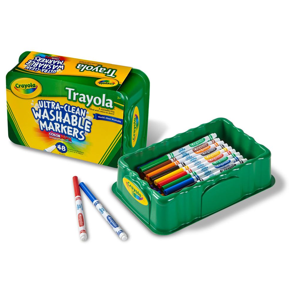 Order Crayola Trayola Ultra-Clean Washable Markers 48pcs Now