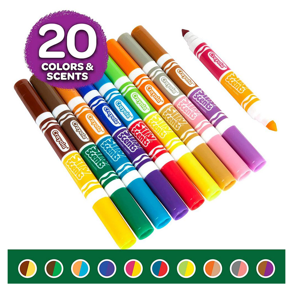 10 Ct. Silly Scents Sweet Dual-Ended Markers - Crayola