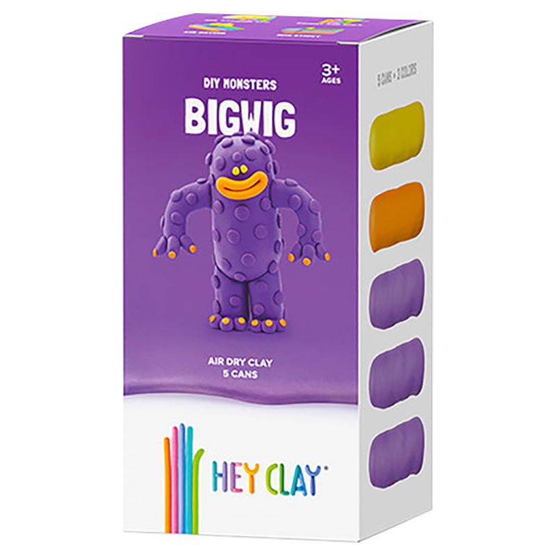Order Hey Clay Colorful Bigwig Modelling AirDry Clay 5 Cans Now