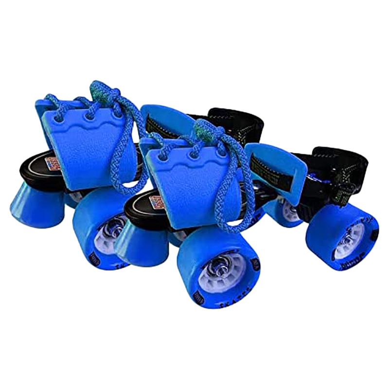 Jaspo Adjustable Roller Skates Gripper Blue Jomla.ae