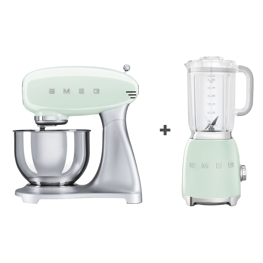 Smeg Stand Mixer - Pastel Green