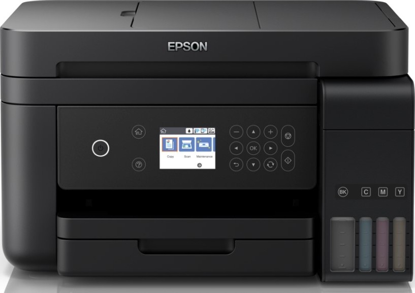اطلب طابعة ابسون ايكو تانك مع شاشة 24 بوصة أسود Epson Ecotank L6170 Wi Fi Duplex All In One Ink 7928