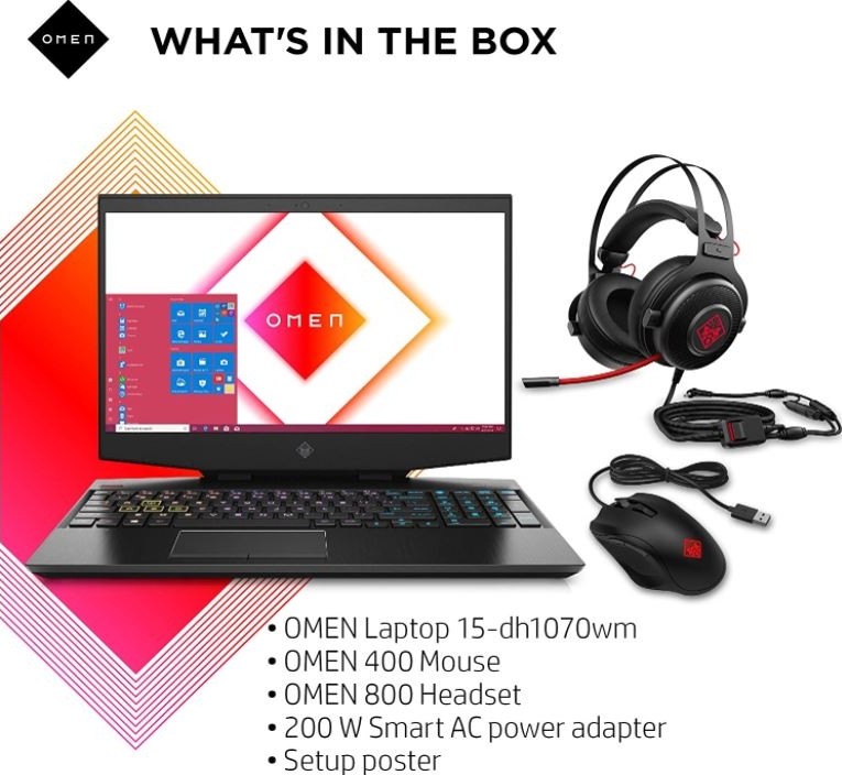 Order HP OMEN 15 Gaming Intel 10th Gen 6-Core i7-10750H