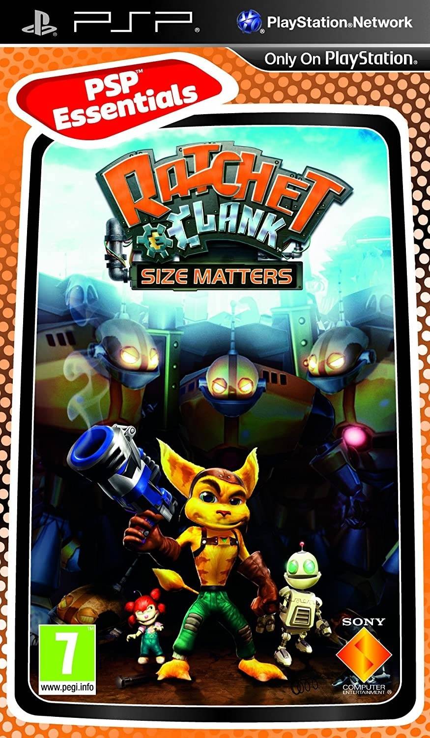 Ratchet & Clank: Size Matters (Sony PSP Playstation 2007) AUTHENTIC &  COMPLETE!! 711719863328
