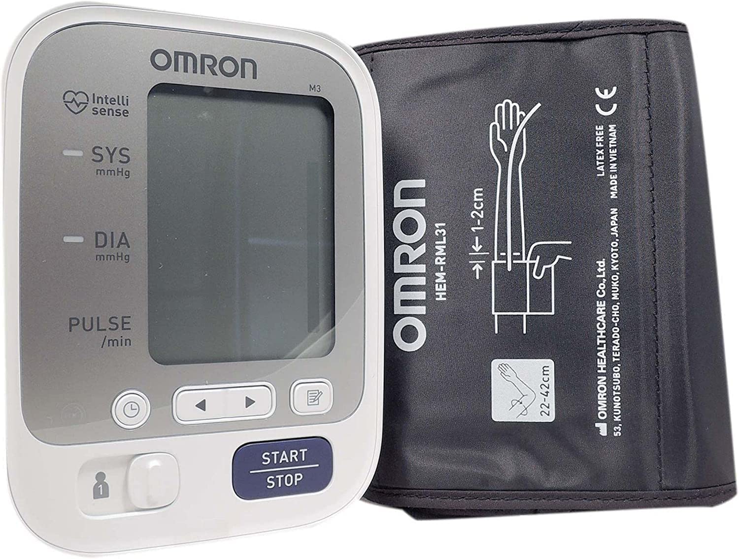 Omron HEM-7131-E, M3 Automatic Blood Pressure Monitor