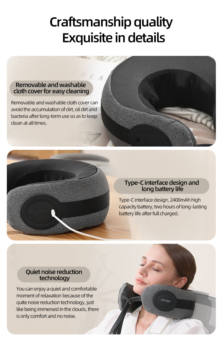 Breo iNeck3 Pro Neck and Shoulder Massager | App and Bluetooth Controlled |  Thermostatic Heat