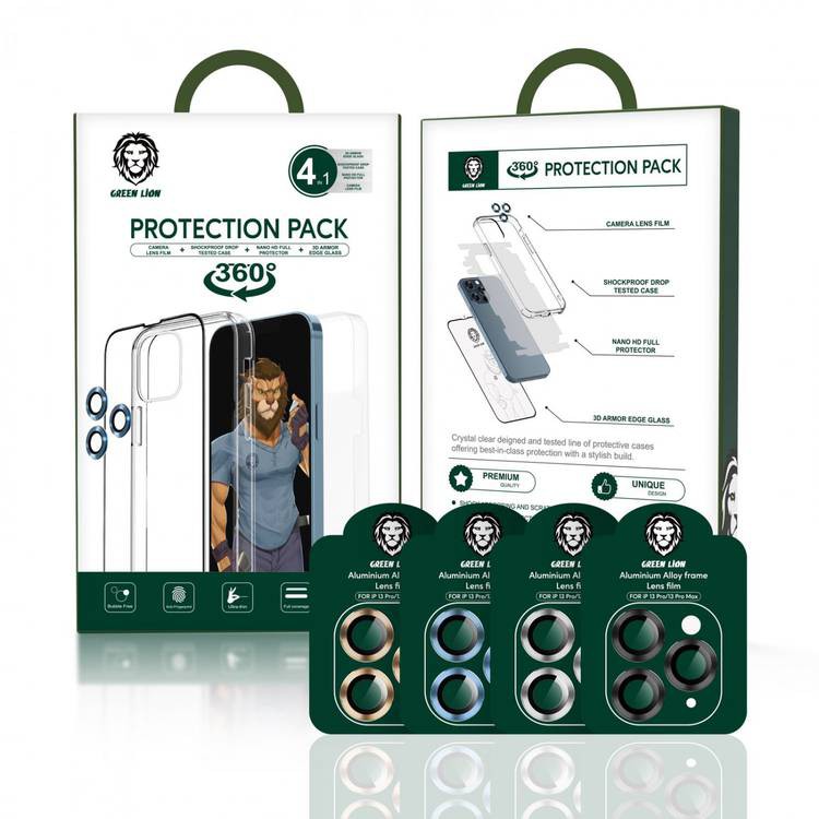 Order Green 4 in 1 360° Protection Pack for iPhone 13 Pro ( 6.1 ...