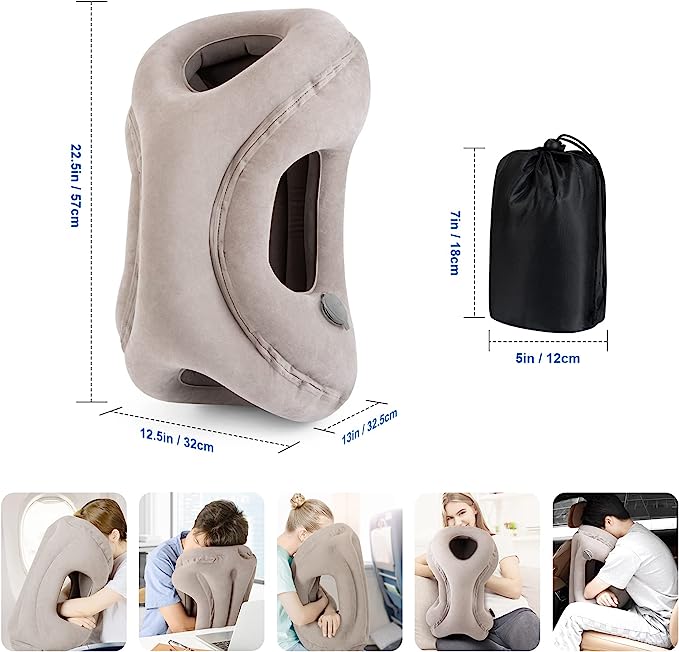 Long store inflatable pillow