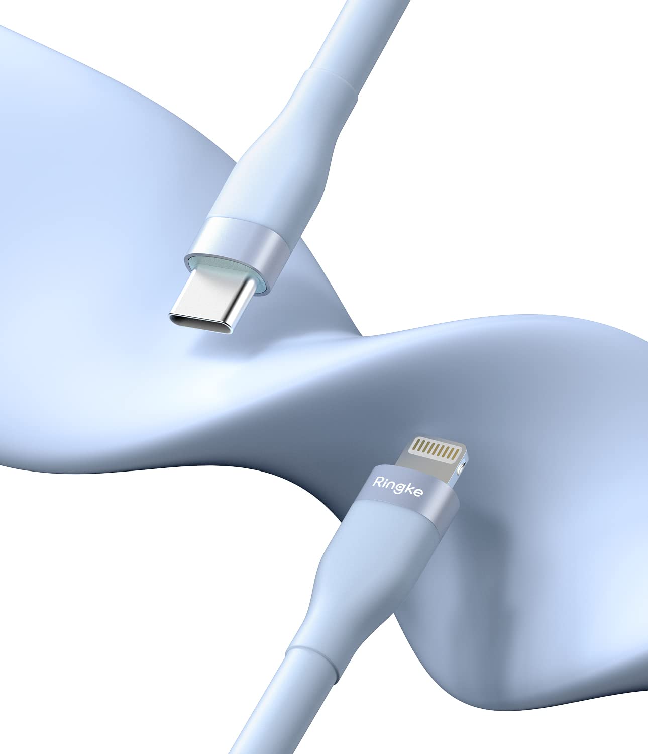 Order Ringke Fast Charging Pastel Cable USB TypeC to Lightning Blue