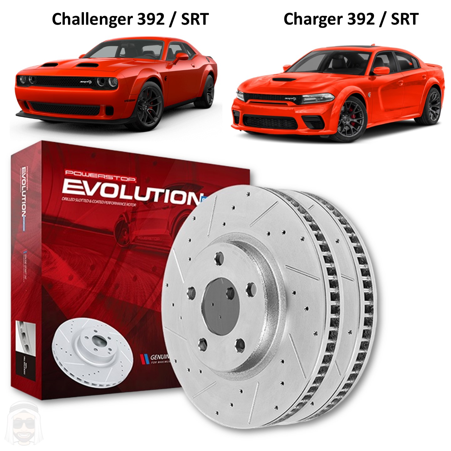 Order Dodge SRT 392 Hellcat Charger Challenger (2015 to 2022) Drilled