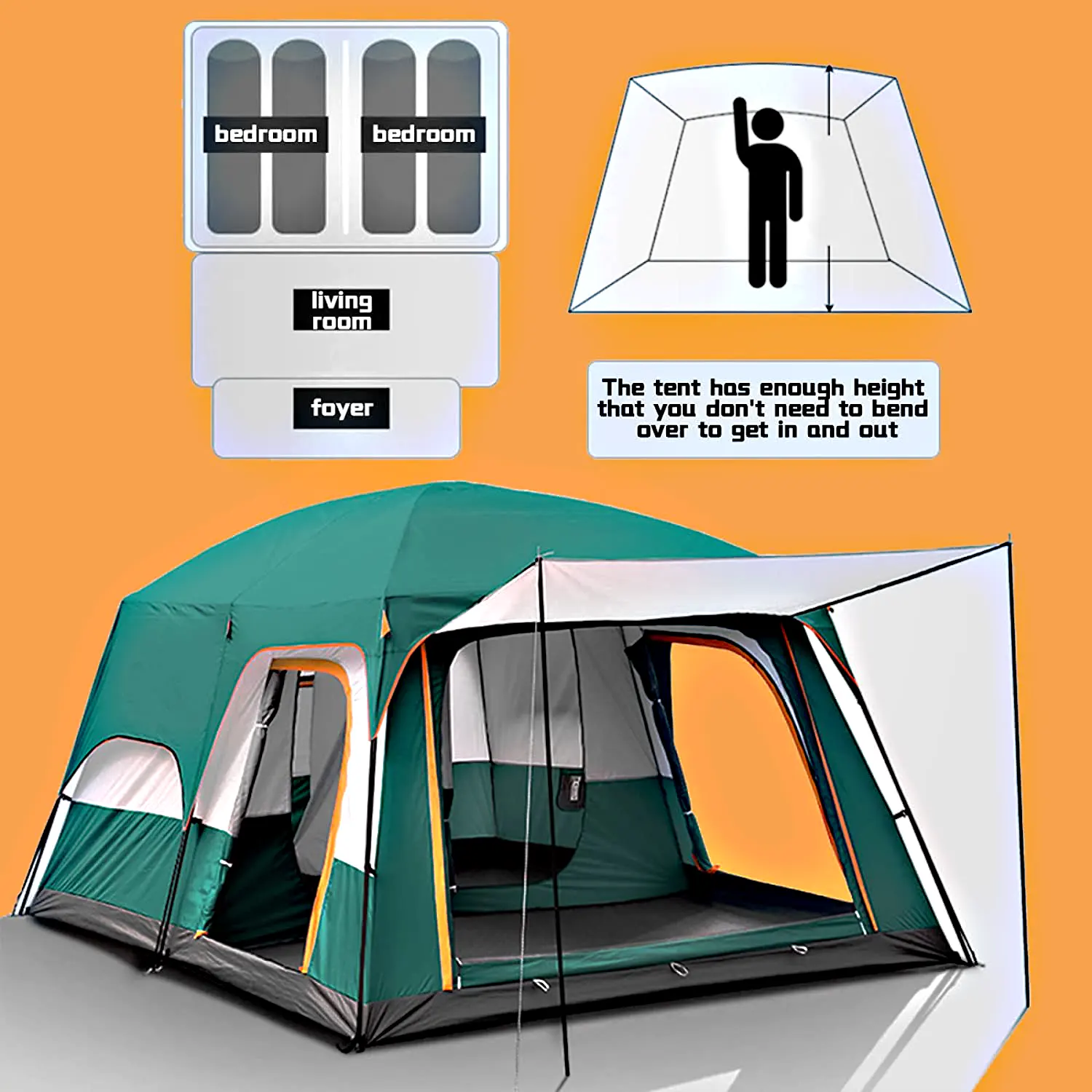 Camping on sale big tent