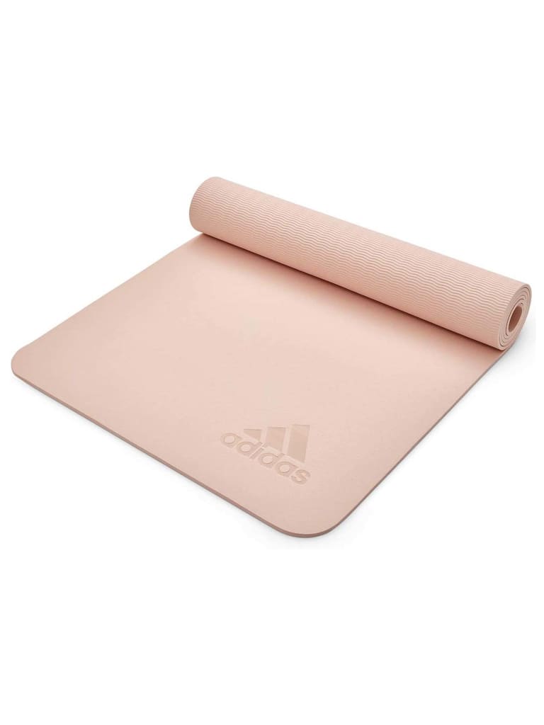 Adidas Premium Yoga Mat 5mm Color Pink Tint Jomla.ae