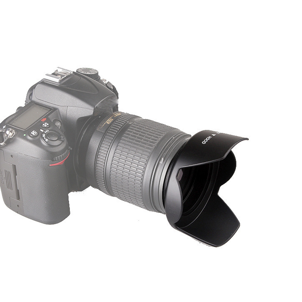 Nikon D3000 Camera Hood 62mm Tulip Flower Lens Hood 62mm Soft