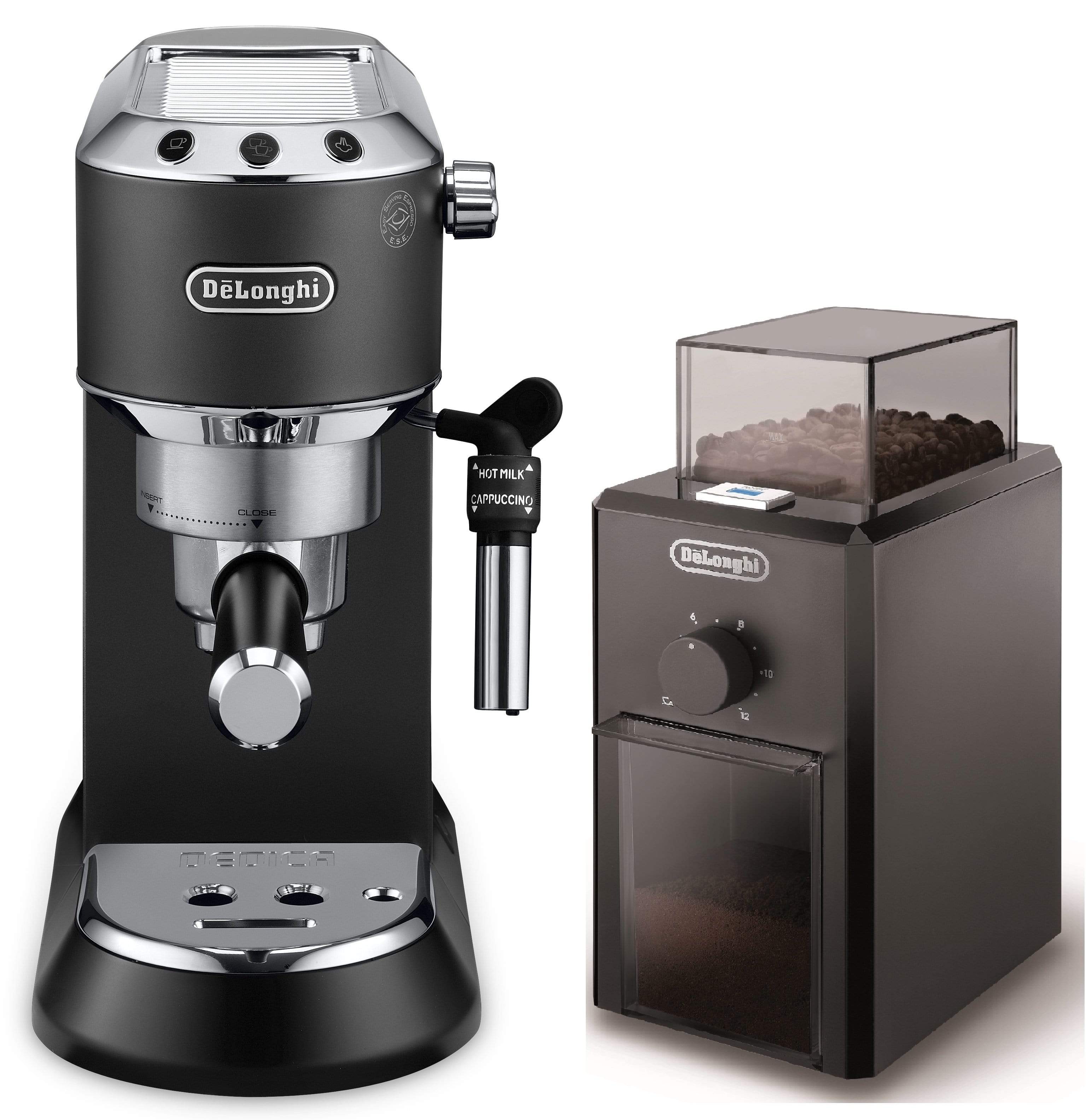 Order DeLonghi Dedica Style Pump Espresso Machine Black - Ec685.Bk